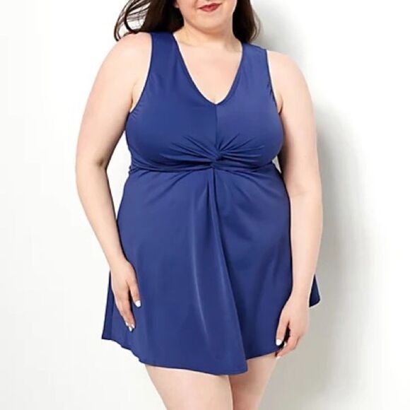 AmberNoon II by Dr. Erum Ilyas UPF50 Detached Brief Swim Dress - Picture 1 of 4